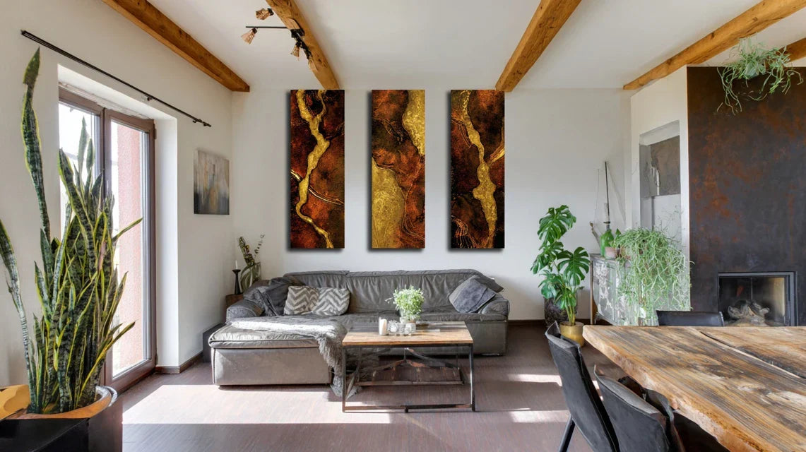 Chaleur et nature : les meilleurs tableaux pour un intérieur rustique