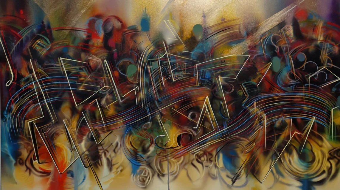 L’art mural inspiré de la musique : mouvement, rythme et vibration décorative