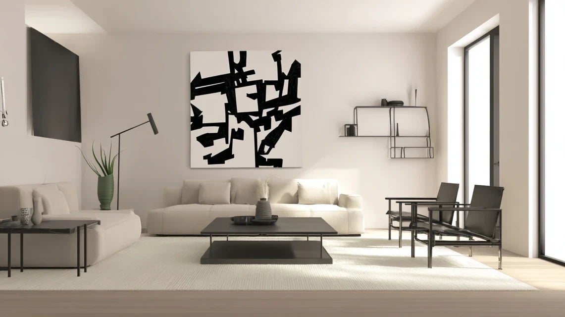 Utiliser le contraste comme signature déco dans un intérieur neutre