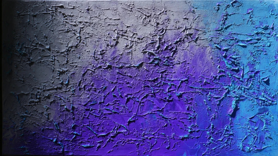 Peinture style acrylique texturé : profondeur et intensité murale