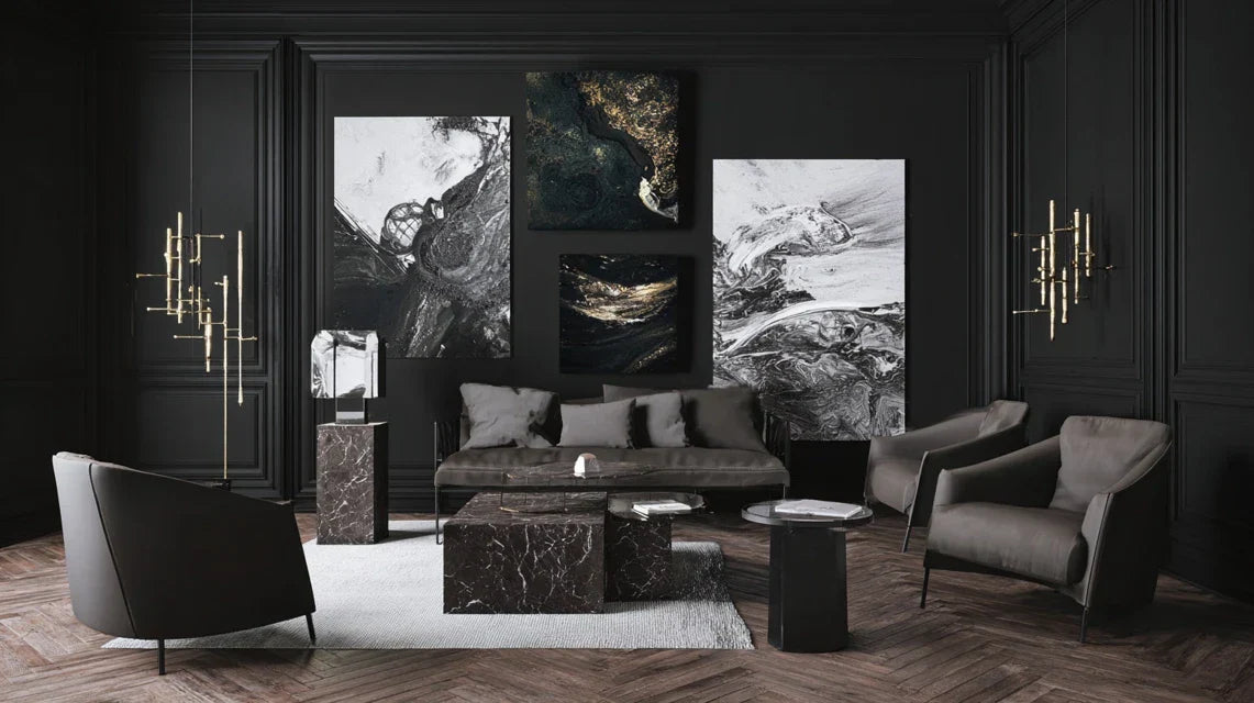 Comment réduire les échos dans un salon avec des tableaux ?