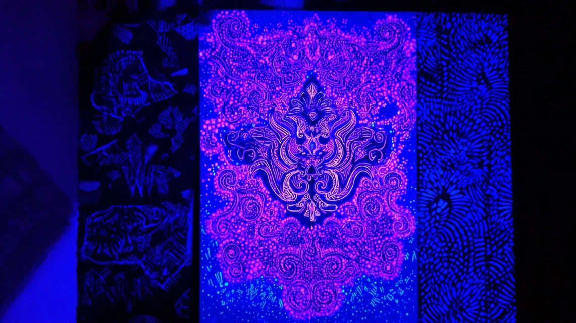 Encres thermiques UV tableau, art mural à effets dynamiques changeants