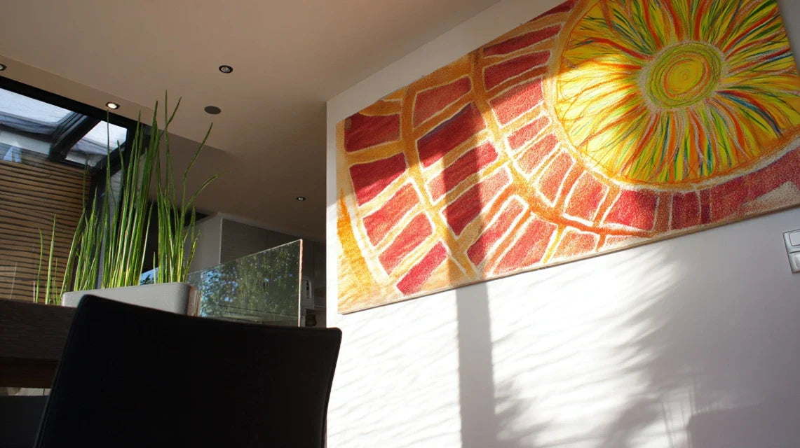 Tableau et murs exposés plein sud : attention à la décoloration