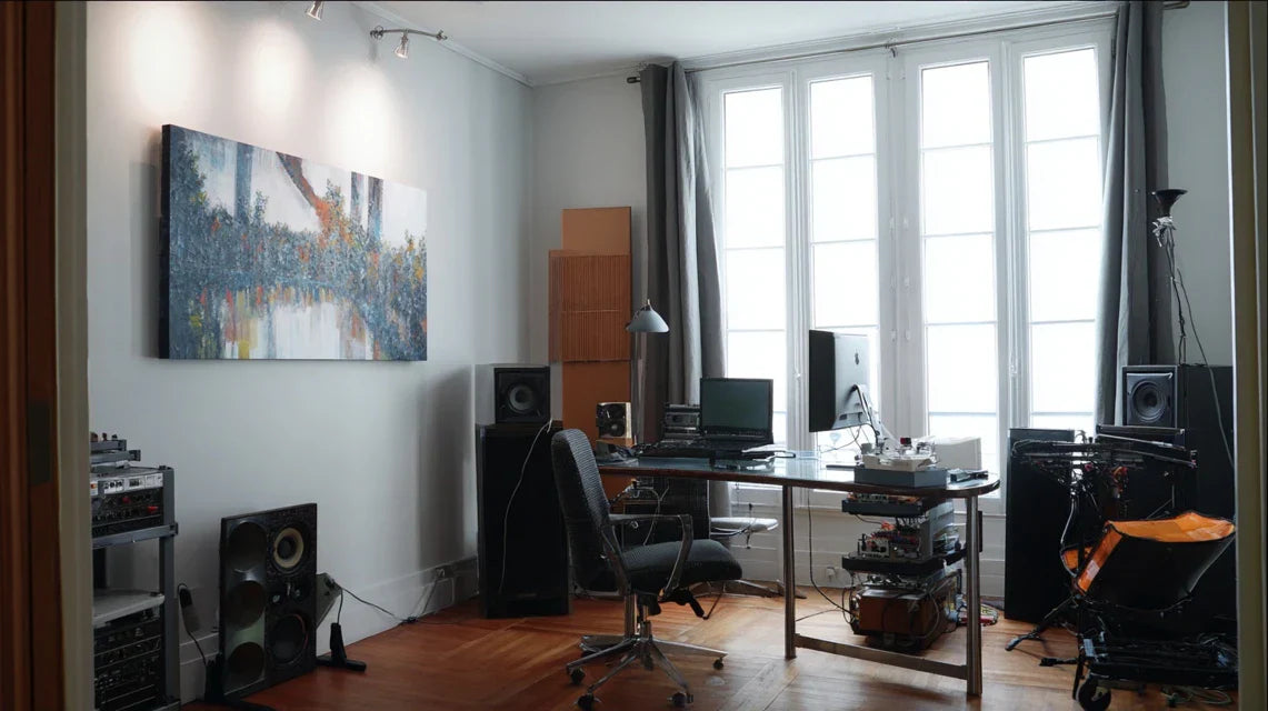 Tableaux qui diffusent du son : fusion entre art mural et enceinte design