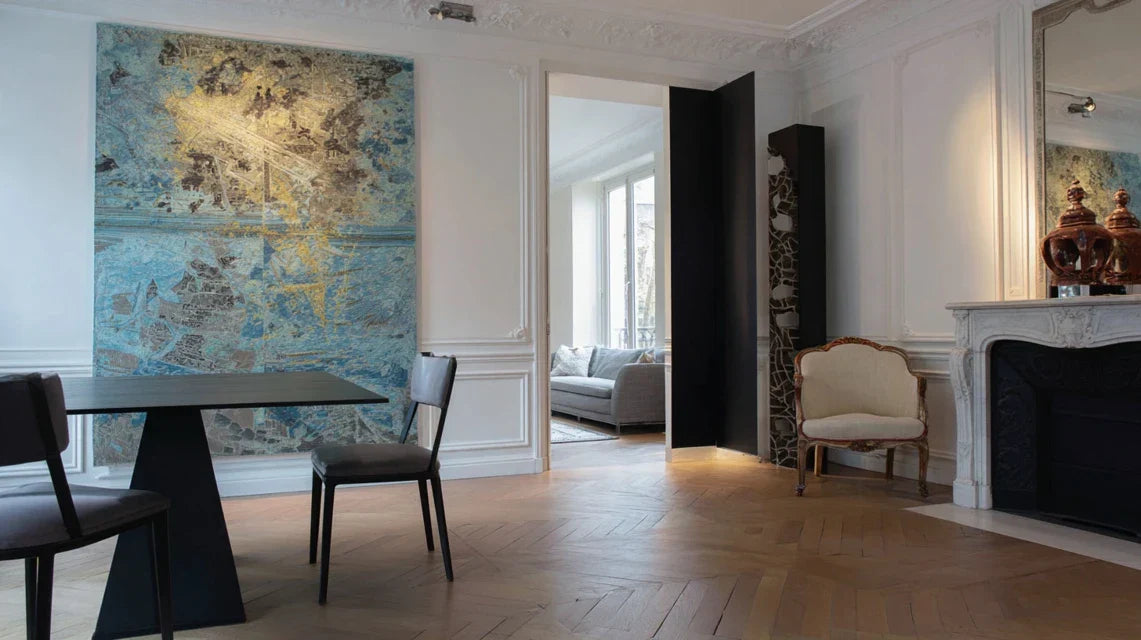 L’art mural dans un appartement en location meublée de standing