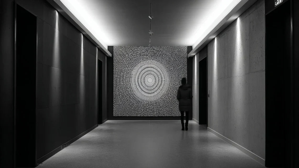 Un tableau dans un couloir : créer un espace de respiration