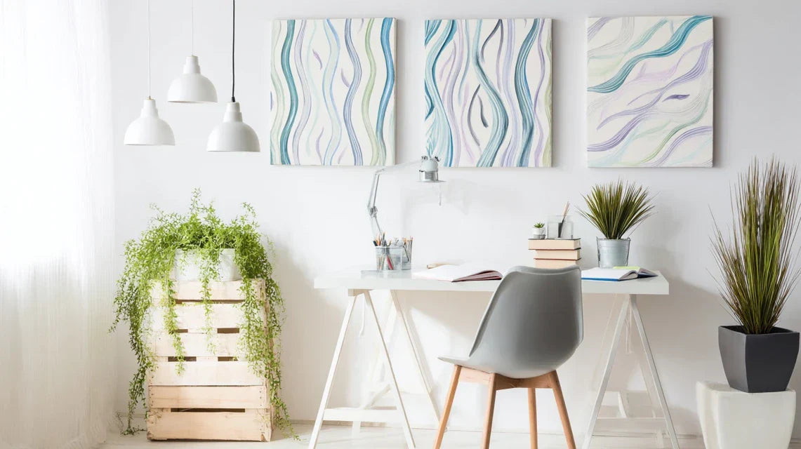 Décoration salle d'étude : choisir des tableaux pour favoriser la concentration