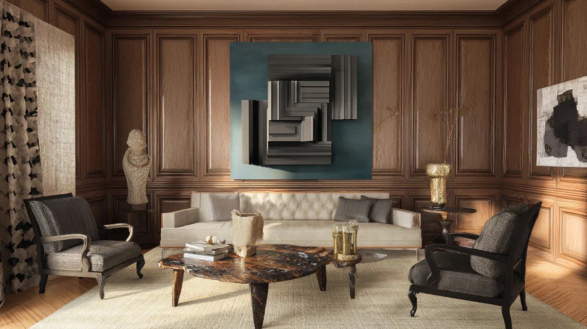 Comment faire cohabiter une œuvre moderne et des meubles imposés ?