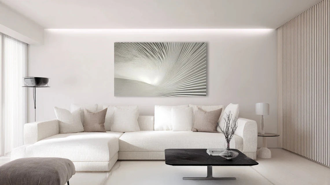 Donner profondeur mur avec tableau, techniques pour agrandir l'espace