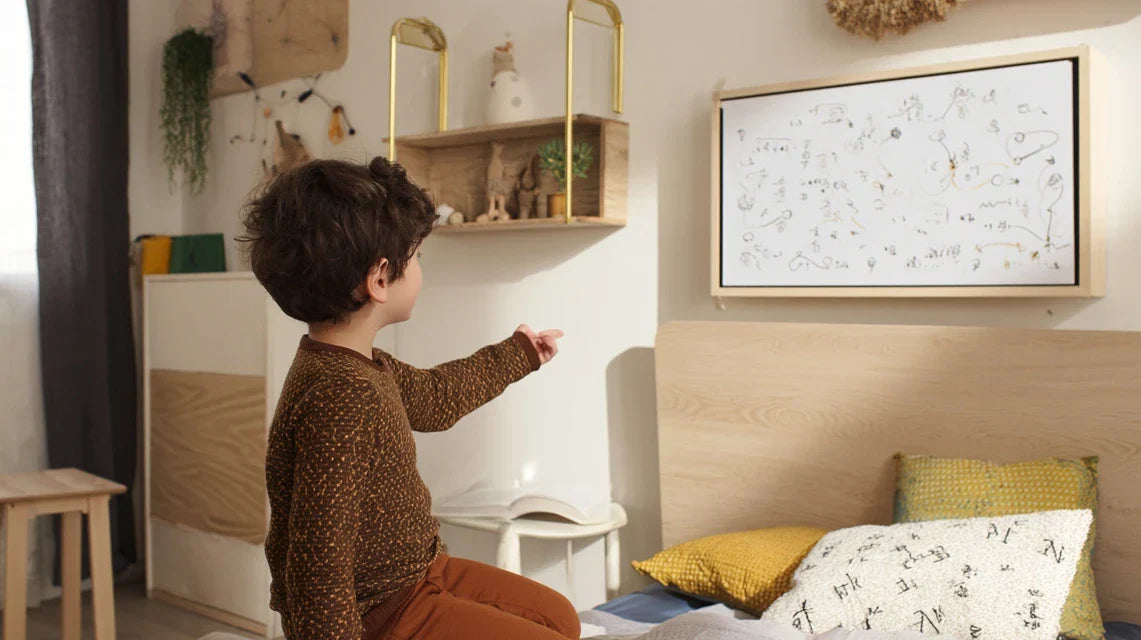 Tableaux chambre enfant : stimuler la mémoire avec l'art mural