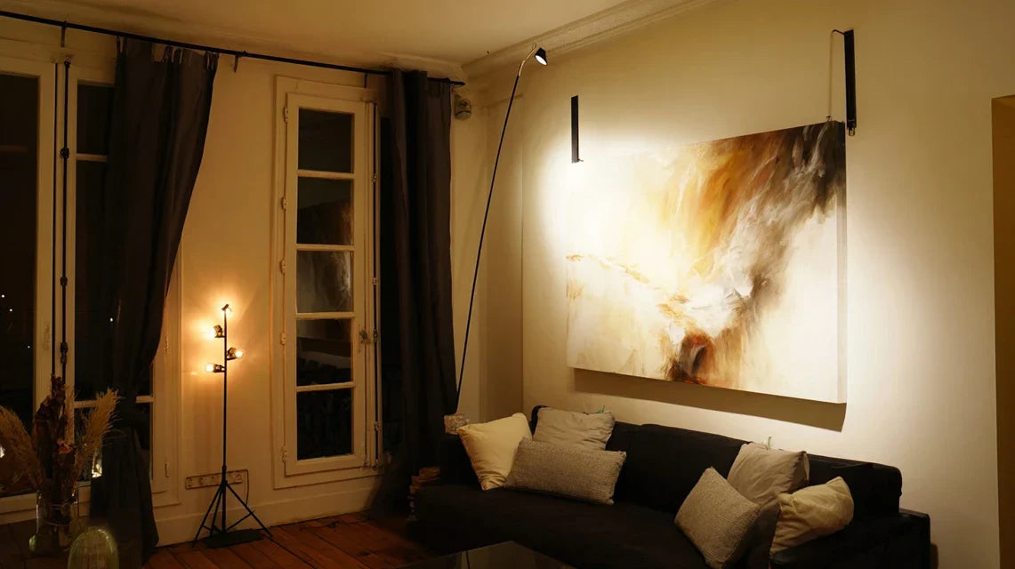 Peut-on illuminer un tableau dans un airbnb ou un logement temporaire ?