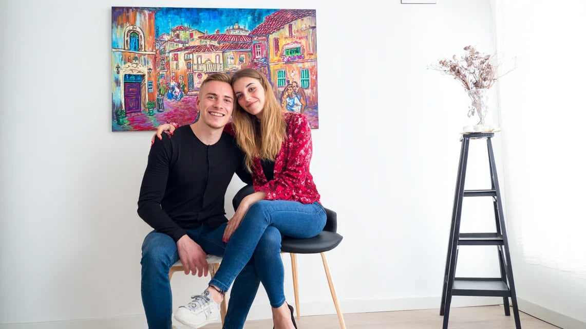 Un tableau pour se souvenir d’une lune de miel ou d’un road-trip