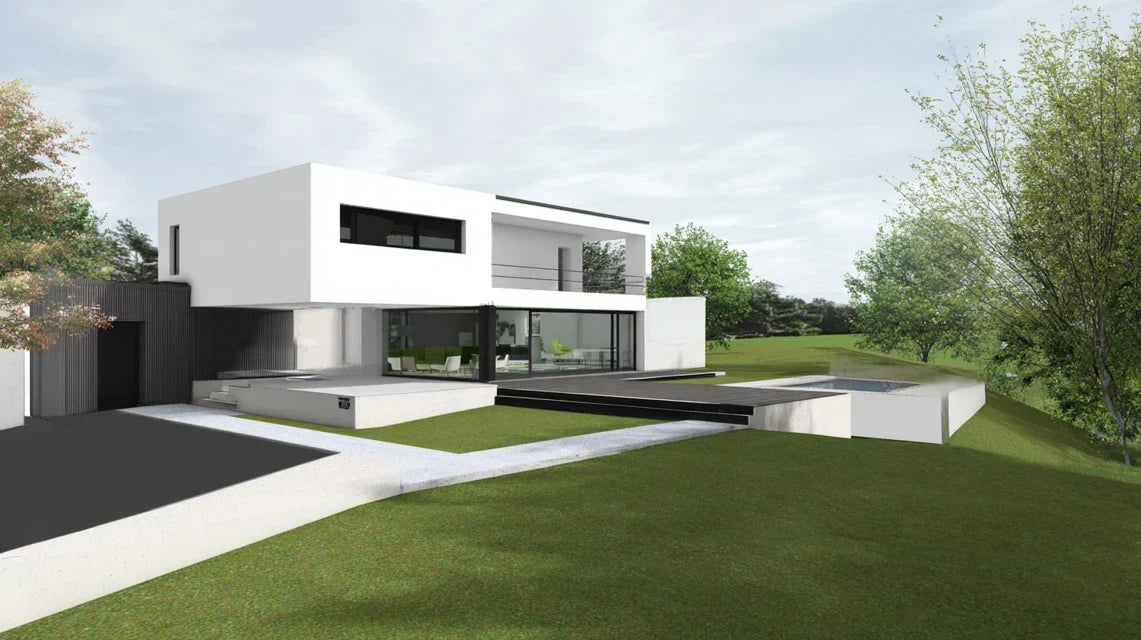 Intégrer un tableau dans un projet de maison d’architecte sans casser la ligne