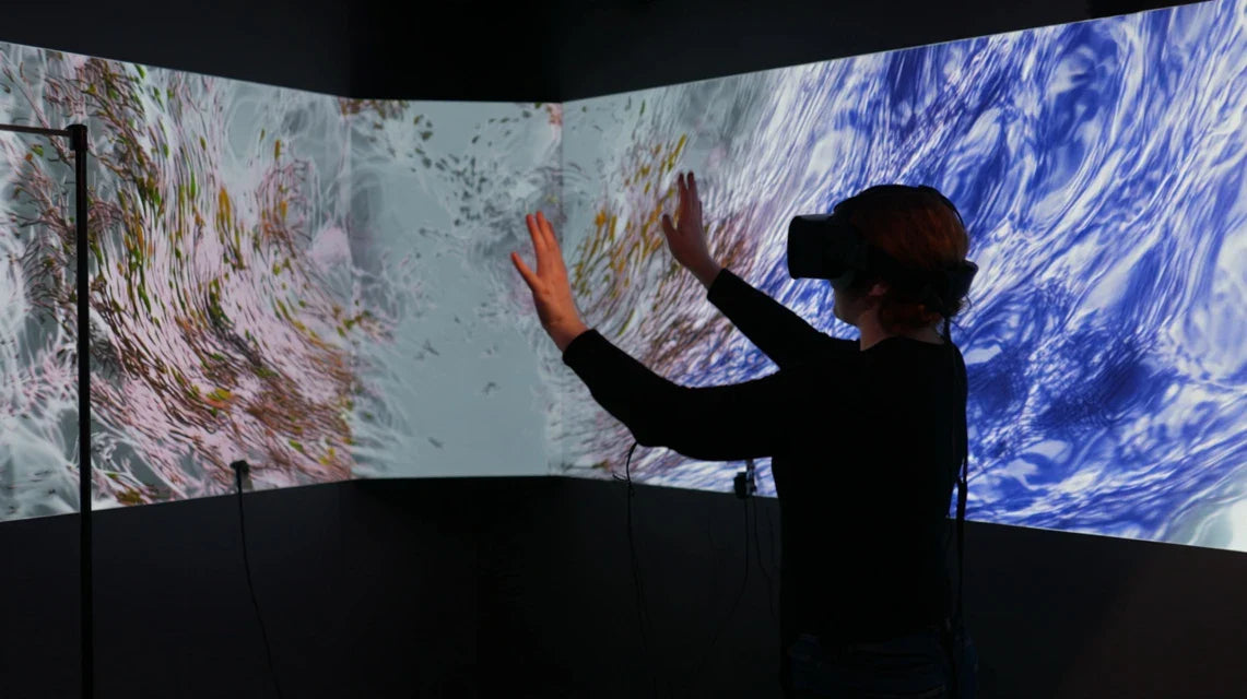 Art mural connecté gestuel, tableaux qui répondent aux mouvements