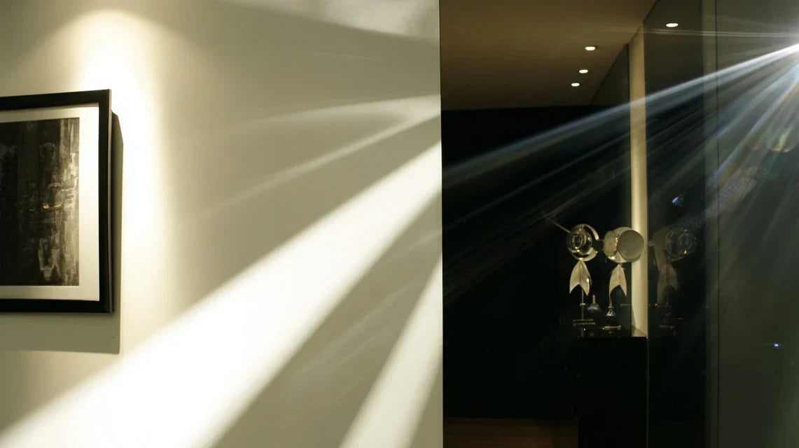 Éviter les reflets grâce à une lumière bien orientée