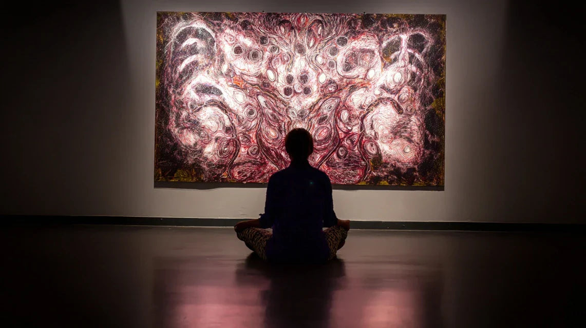 Art abstrait et inconscient : le langage secret des tableaux non-figuratifs
