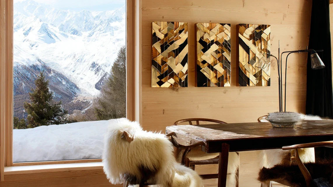 Créer une ambiance montagne chic avec des œuvres murales adaptées
