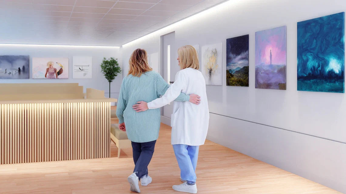 Art thérapie par exposition visuelle, soigner avec les œuvres murales