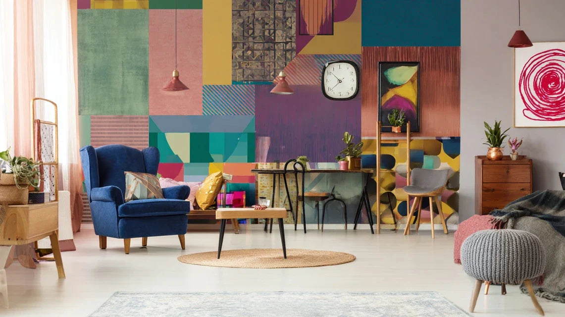 Idées de “mix and match” déco murale sans effet patchwork