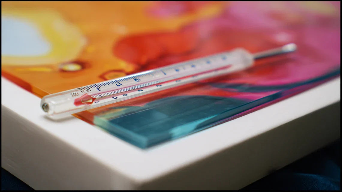 Est-ce que le verre acrylique résiste à la chaleur ?