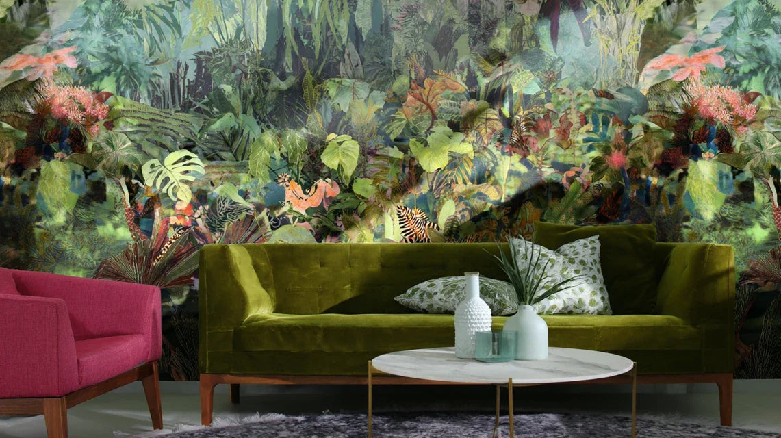 Remplacer un motif mural par un tableau thématique fort