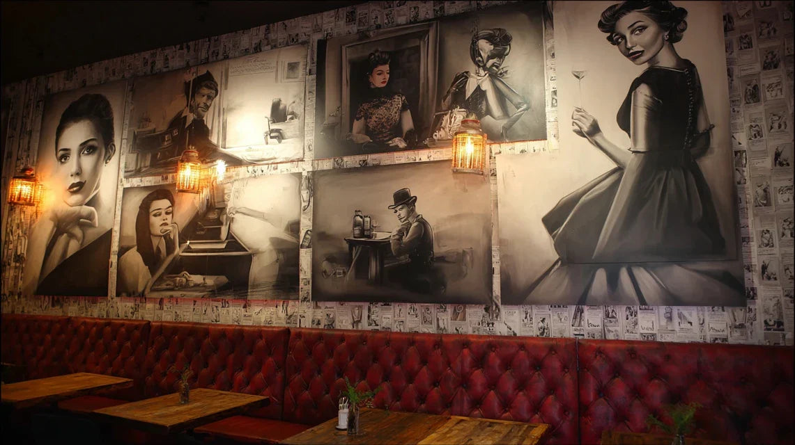 Créer une ambiance vintage avec des tableaux rétro et nostalgiques