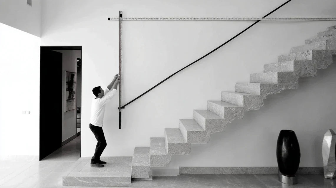 Accrocher un tableau dans un escalier : règles de hauteur et perspective à connaître