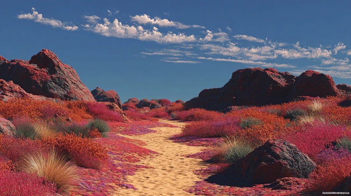 Aesthetic "cosmic desert" : Mars rencontre le Southwest américain