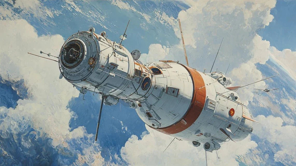 Affiches spatiales soviétiques : l'art de la conquête cosmique