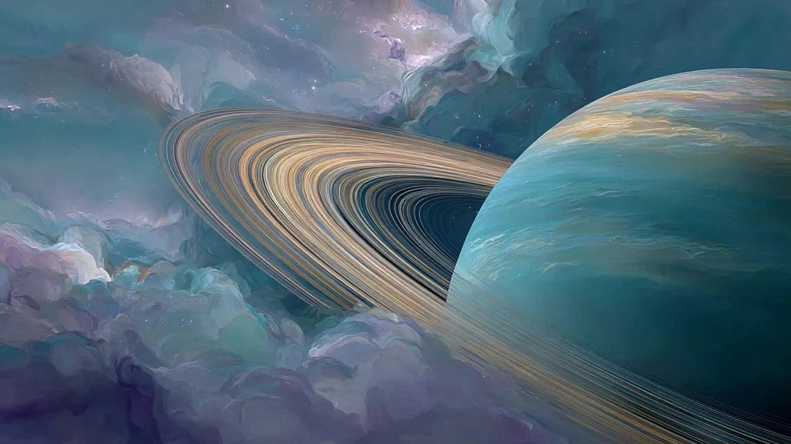 Anneaux planétaires dans l'art : pas que Saturne