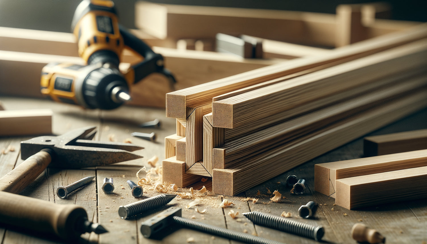 Comparaison détaillée entre assemblage traditionnel à tenon-mortaise et assemblage moderne d'angle de cadre en bois