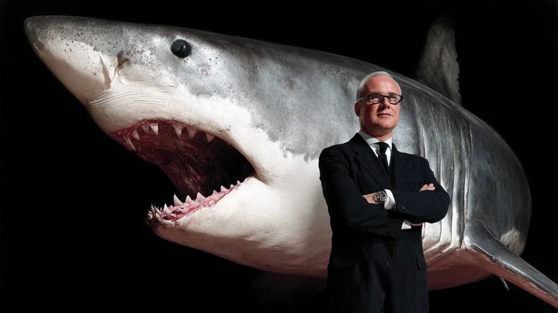 Biographie de Damien Hirst : le businessman provocateur qui exposa un requin dans le formol