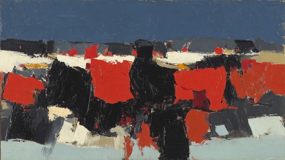 Biographie de Nicolas de Staël : le tragique poète des aplats colorés et des paysages abstraits