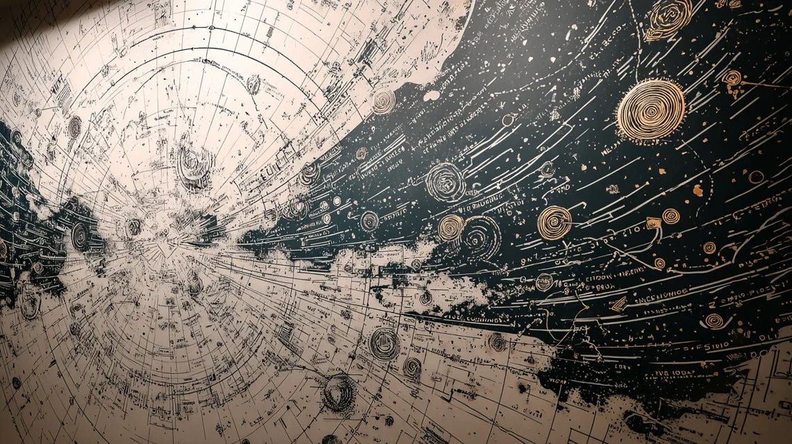 Cartographies célestes modernes : entre science et art mural