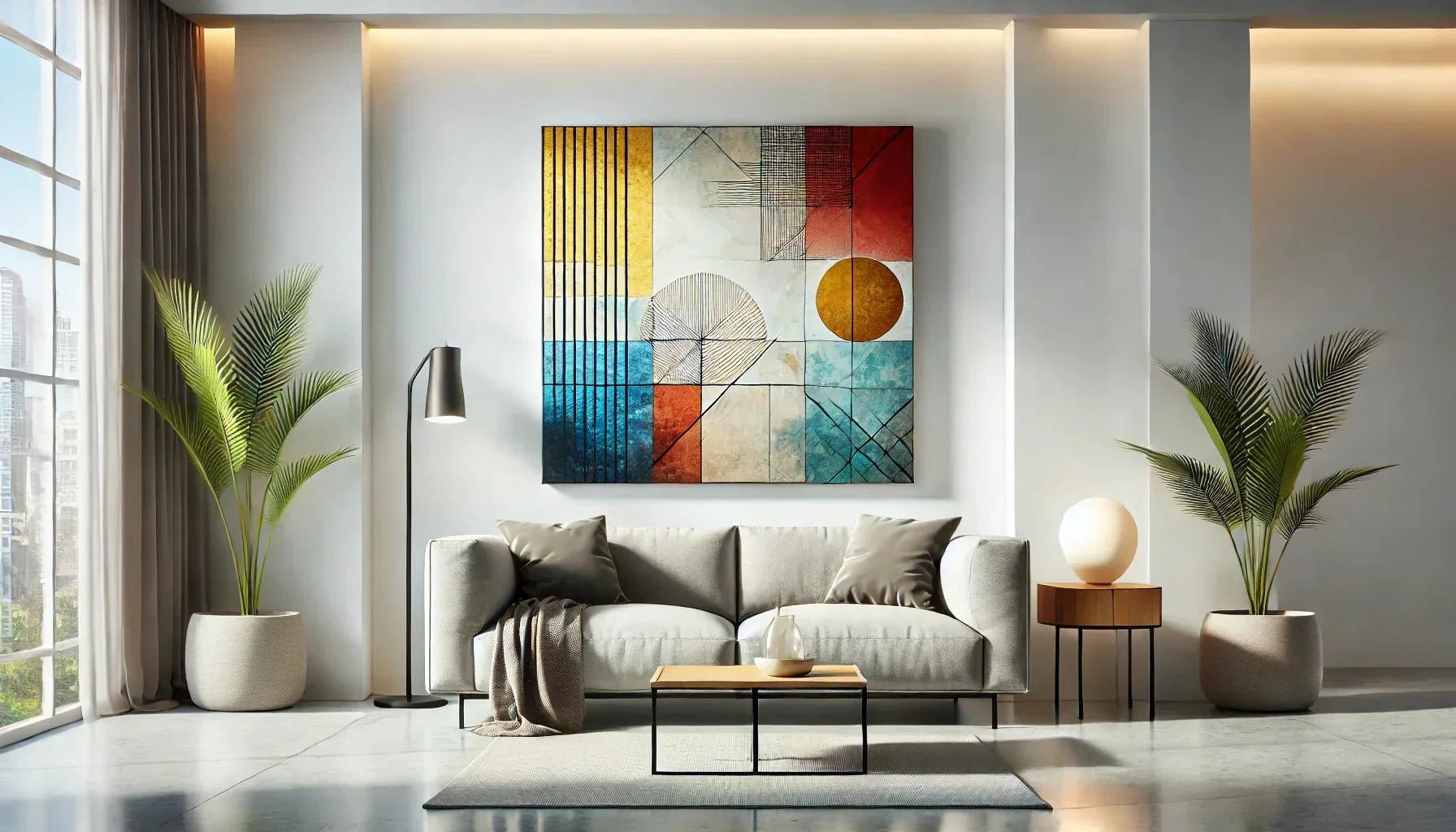 Comment bien choisir un tableau peinture abstrait pour transformer un espace minimaliste ?