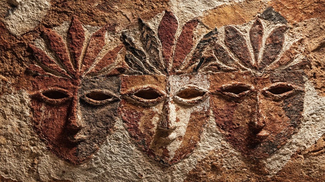 Comment interpréter les motifs anthropomorphes dans l'art Tellem ?