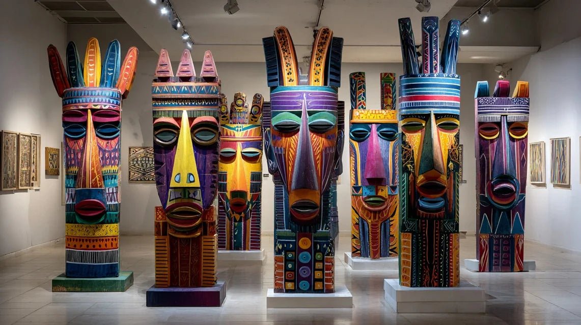 Comment les totems ancestraux influencent l'art mural africain contemporain ?
