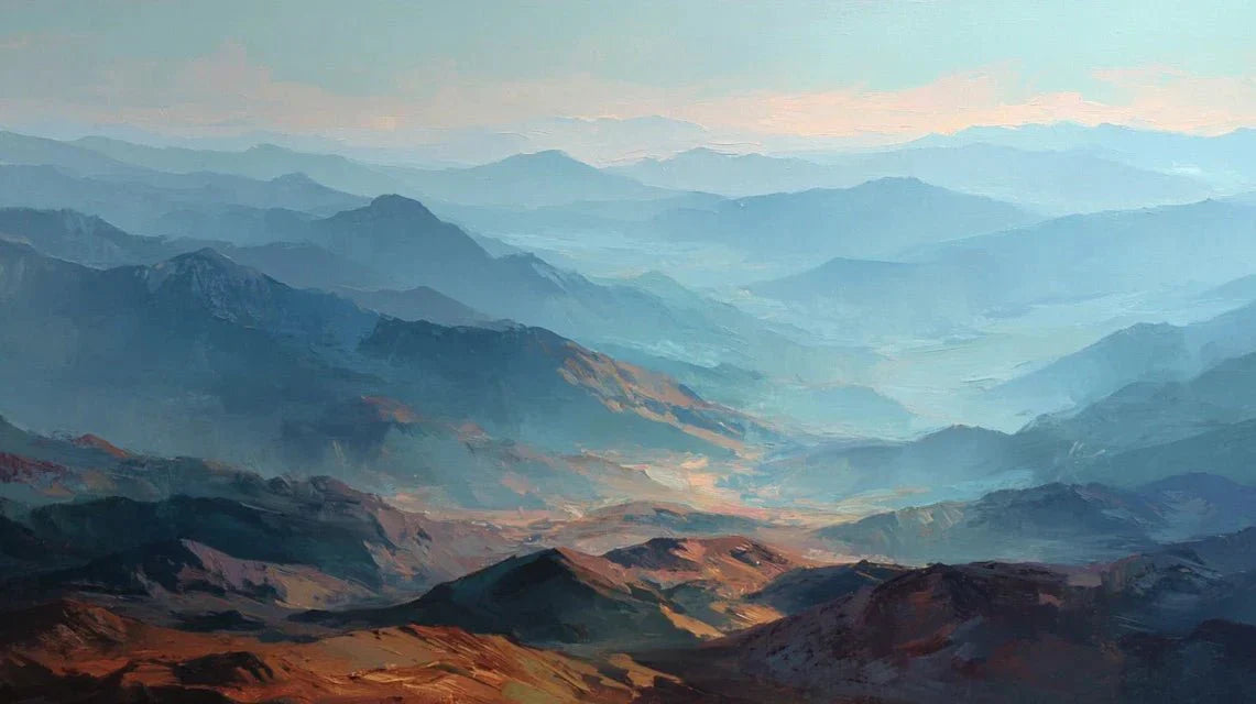 Comment peindre la profondeur dans un paysage sans perspective linéaire ?