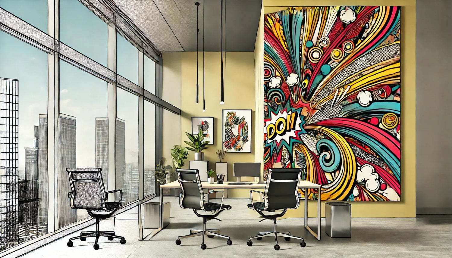 Comment un tableau Pop Art peut transformer la déco d’un bureau contemporain ?