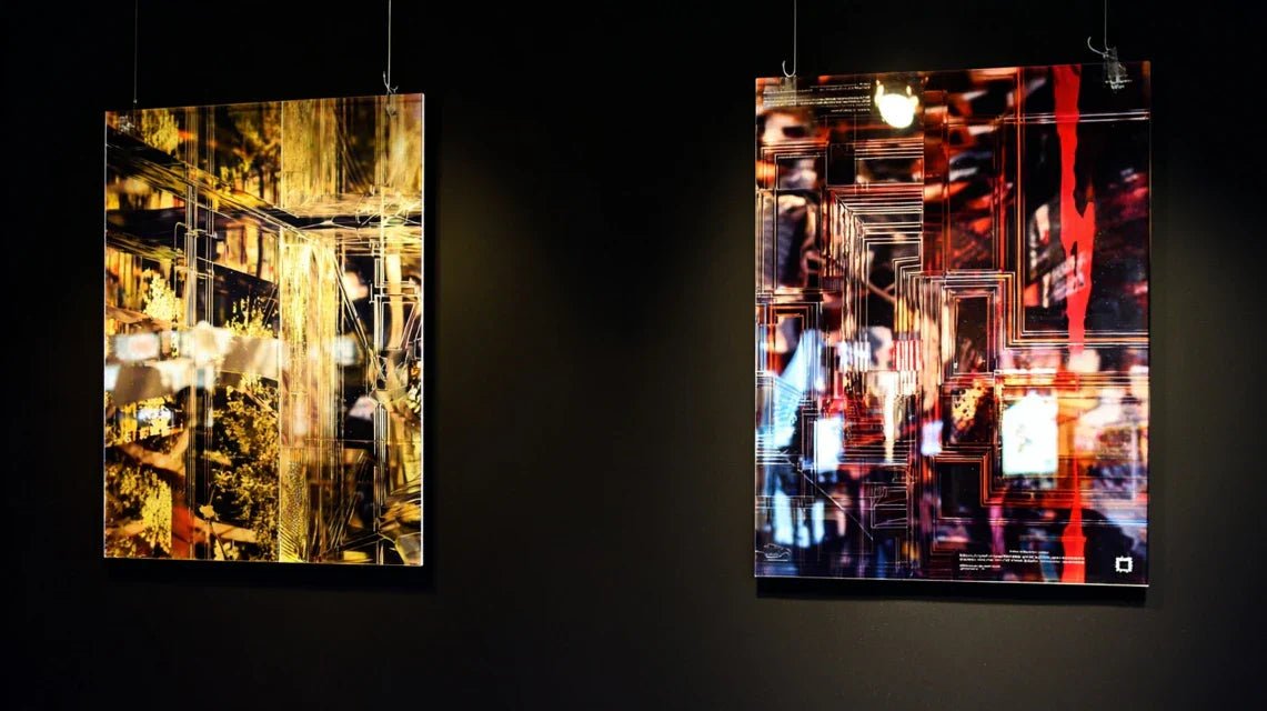 Comparatif : verre acrylique vs alu dibond au niveau des reflets