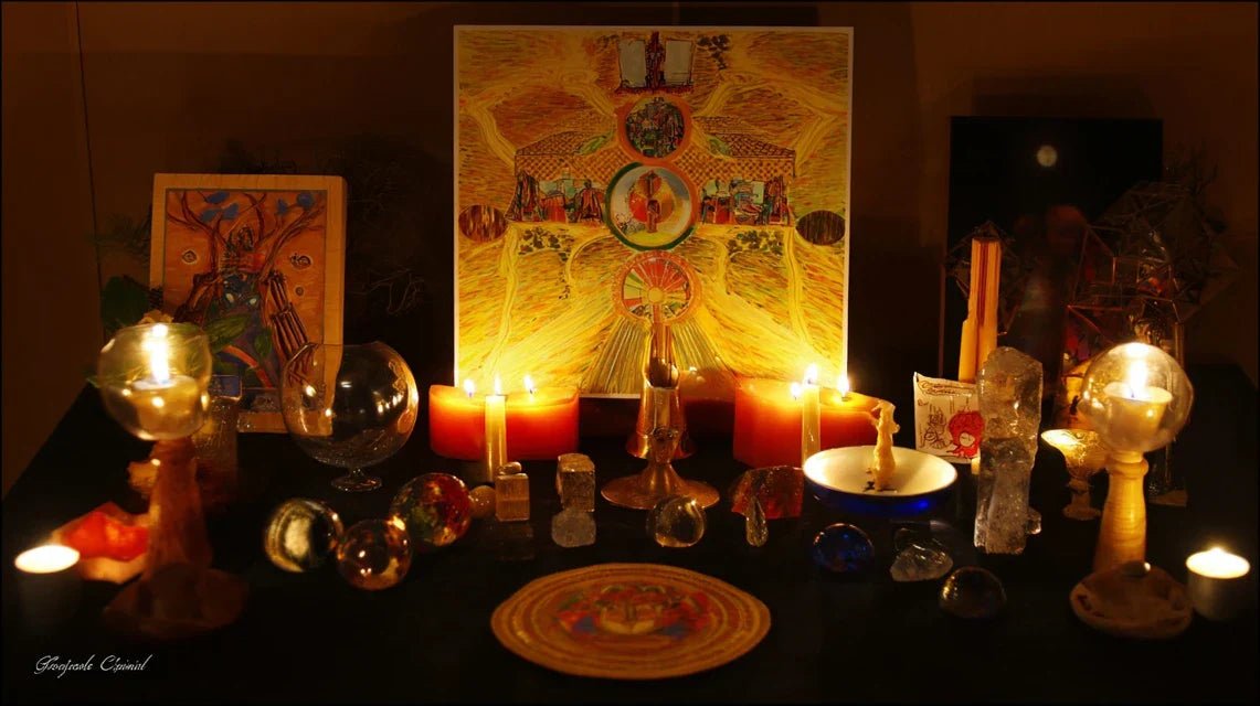 Construire un “autel visuel” à soi-même : tableau + lumière + espace sacré