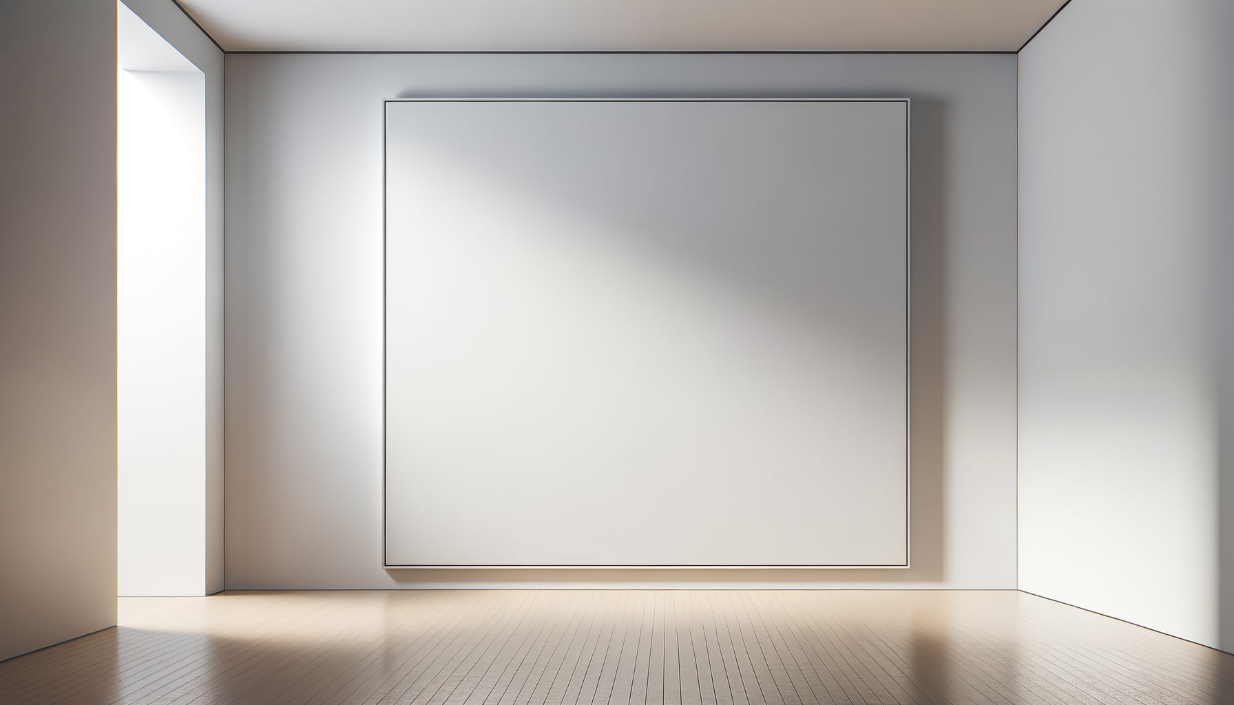 Panneau mural monochrome blanc monumental d'Ellsworth Kelly intégré à l'architecture, style minimaliste années 1980