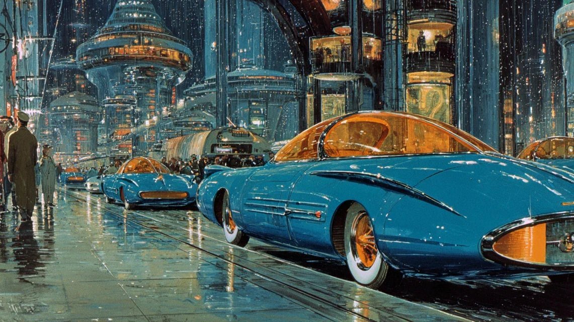 Esthétique rétro-futuriste : quand les années 50 imaginaient 2000