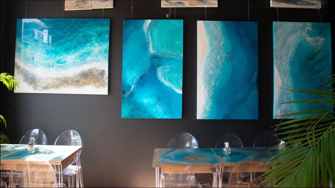 Été à l’intérieur : tableaux bord de mer, lumière, fluidité