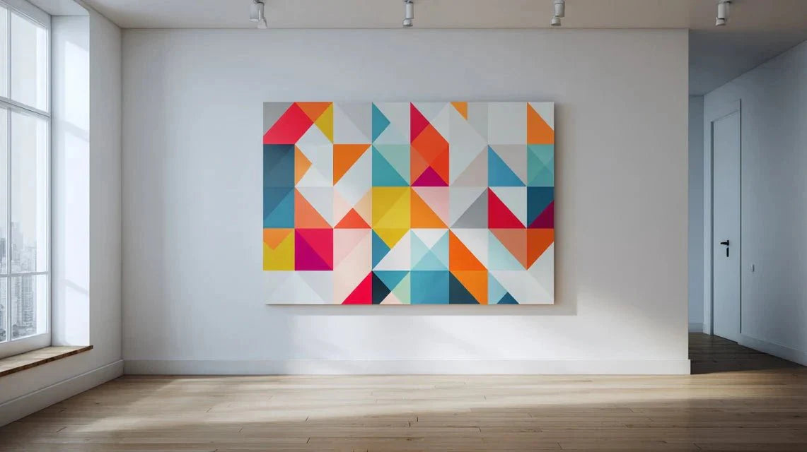 Format et proportions : l'influence des dimensions sur l'impact d'un tableau abstrait