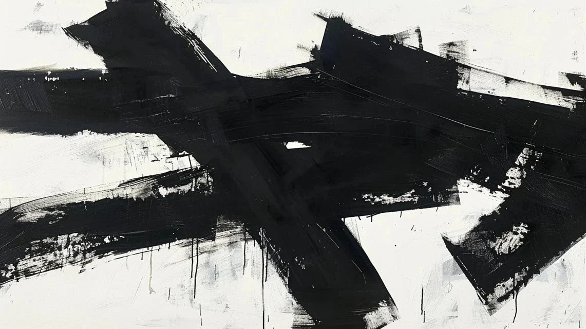 Franz Kline et l'art du geste en noir et blanc
