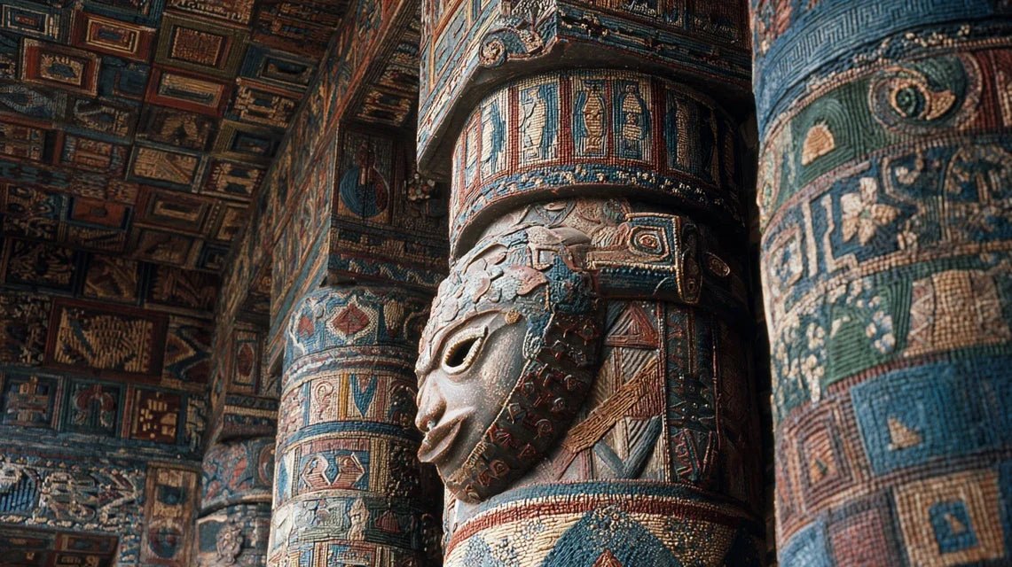 Fresques des palais Yoruba d'Oyo : guide décoratif complet