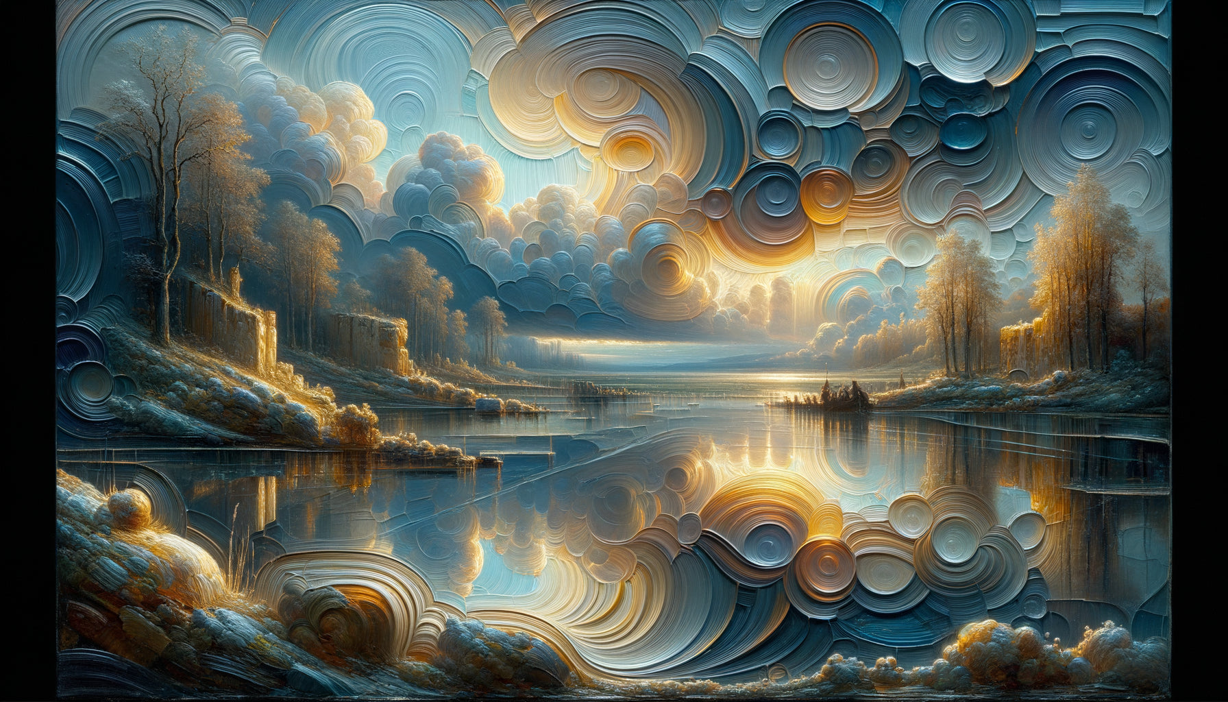 Détail macro de glacis successifs en peinture flamande montrant les couches translucides superposées capturant la lumière