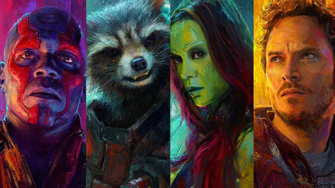 Guardians of the Galaxy : quand les couleurs cosmiques deviennent pop