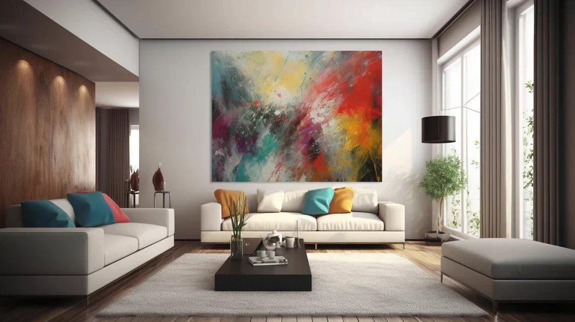 Système de fixation sécurisé et discret pour galerie d'art commercial avec éléments anti-vol intégrés protégeant une exposition de valeur